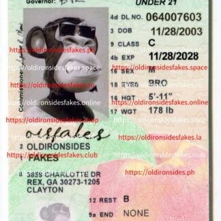 Georgia Driver License(New GA U21 2022 PolyCard)