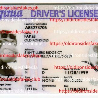 Virginia Driver License(VA)