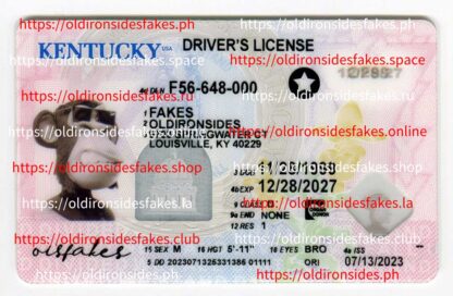 Kentucky Driver License(KY 2024 PolyCard)