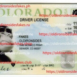 Colorado Driver License(New CO 2020)