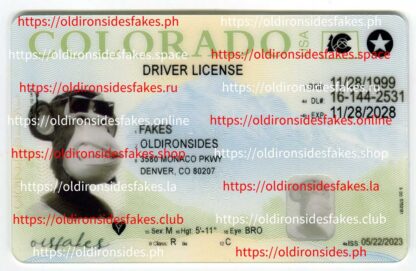 Colorado Driver License(New CO 2020)
