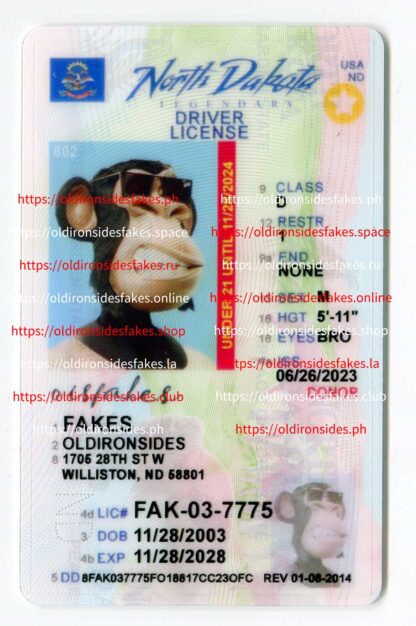 North Dakota Driver License(Old ND U21)