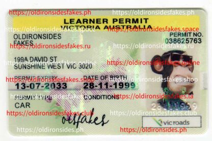 Victoria Australia Learner Permit(VIC-Y-LEARNER)