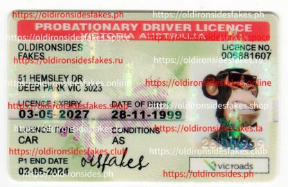 Victoria Australia Probationary Driver Licence(VIC-R-P)