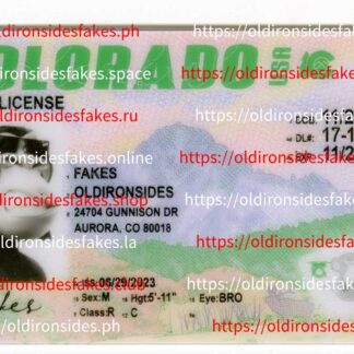 Colorado Driver License(New CO 2022 PolyCard)