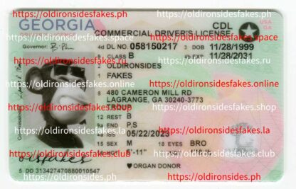 Georgia Driver License(New GA 2022 CDL PolyCard)