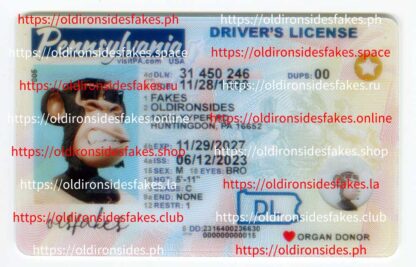 Pennsylvania Driver License(New PA O21 2022 PolyCard)