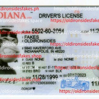Indiana Driver License(New IN 2022 PolyCard)