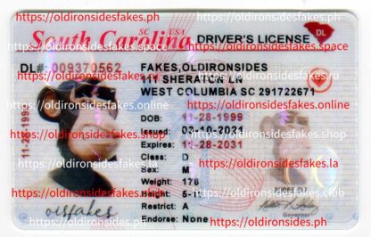South Carolina Driver License(Old SC
