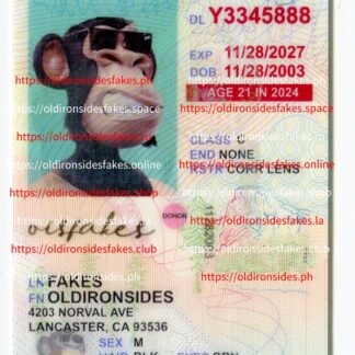 California Driver License(Old CA U21)