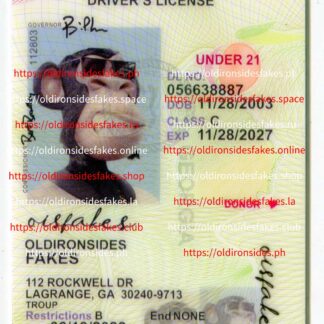 Georgia Driver License(Old GA U21)
