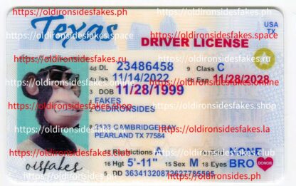 Texas Driver License(Old TX O21)