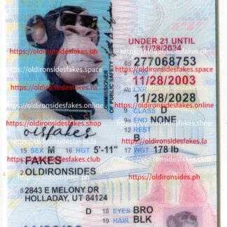 Utah Driver License(Old UT U21)