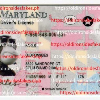 Maryland Driver License(New MD)