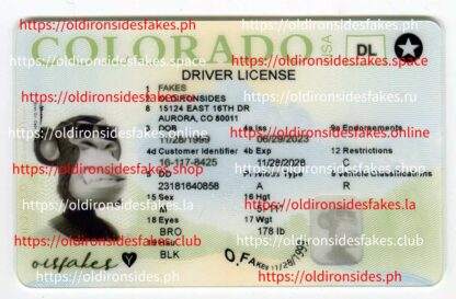 Colorado Driver License(New CO)