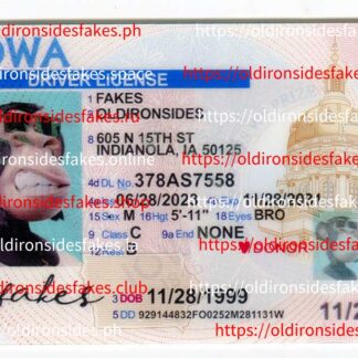 Iowa Driver License(IA) Description Pricing Table