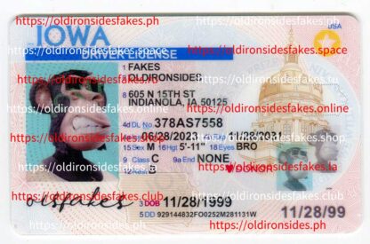 Iowa Driver License(IA) Description Pricing Table