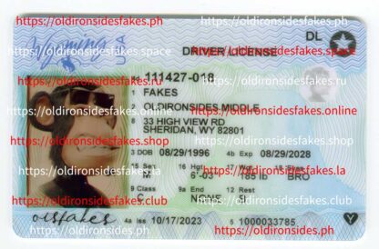 Wyoming Driver License(WY 2023 PolyCard)