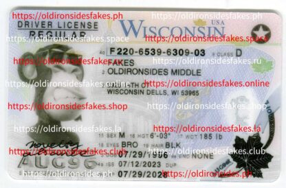 Wisconsin Driver License(WI 2023 PolyCard)