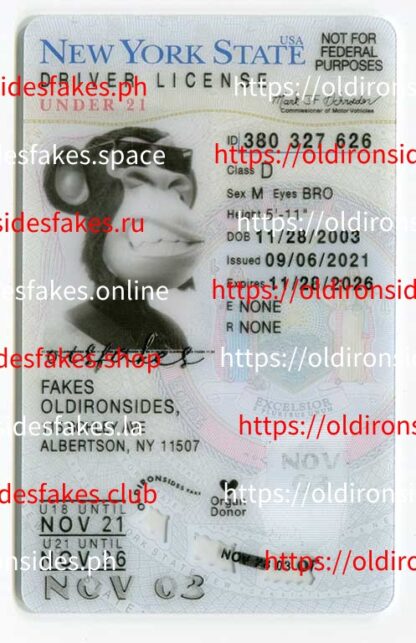 New York Driver License(New NY U21 2022 PolyCard)