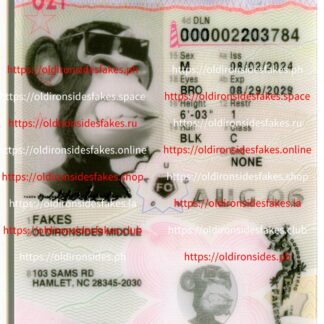 North Carolina Driver License(New NC U21 2024 PolyCard)